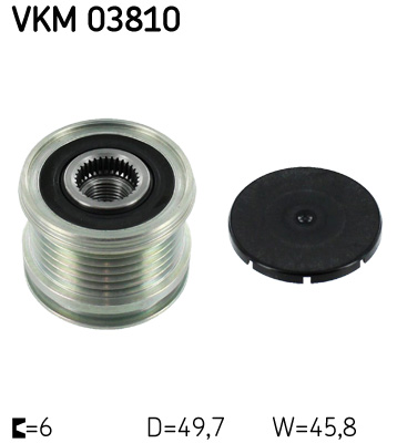 voľnobežka alternátora SKF (VKM 03810)